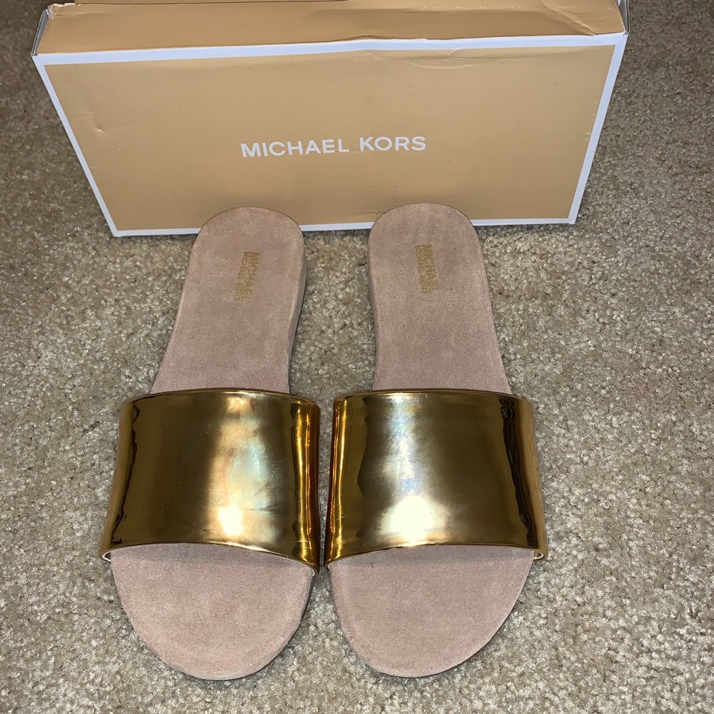 Michael Kors Duke Slide Mirror Metallic